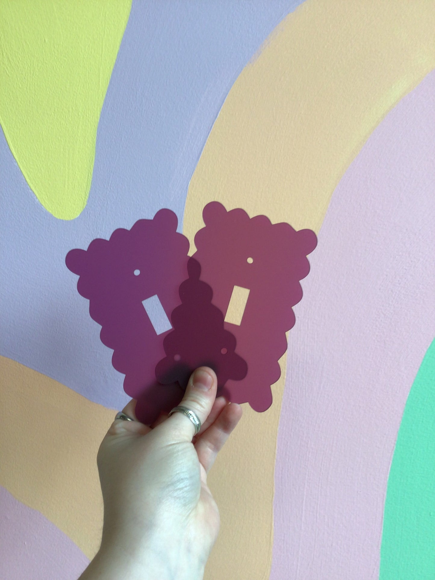 Matte Plum Outlet Covers