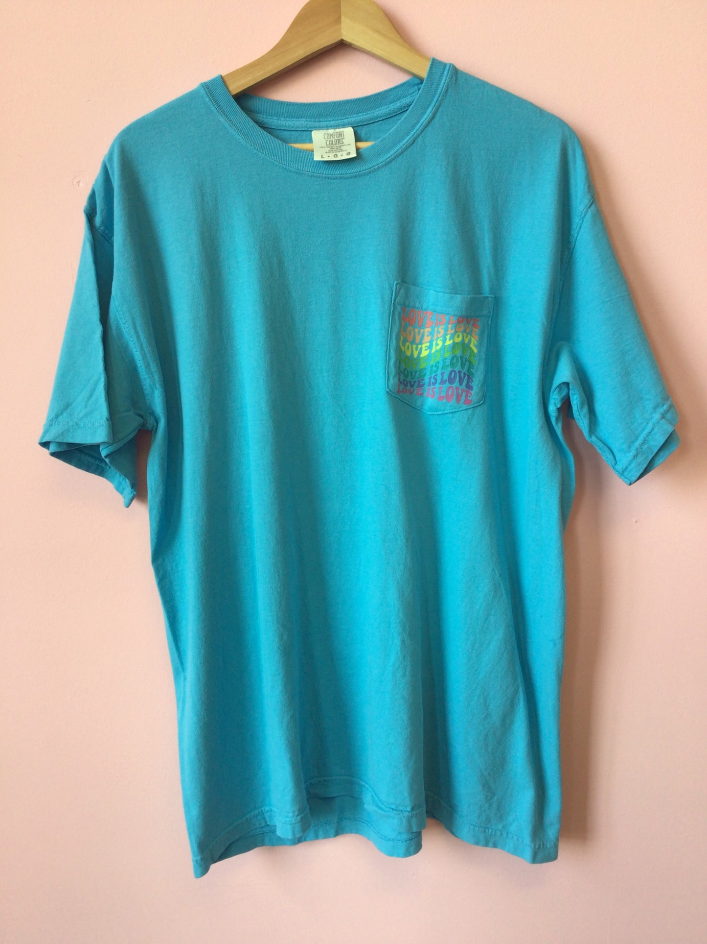 Blue Front Pocket Tees
