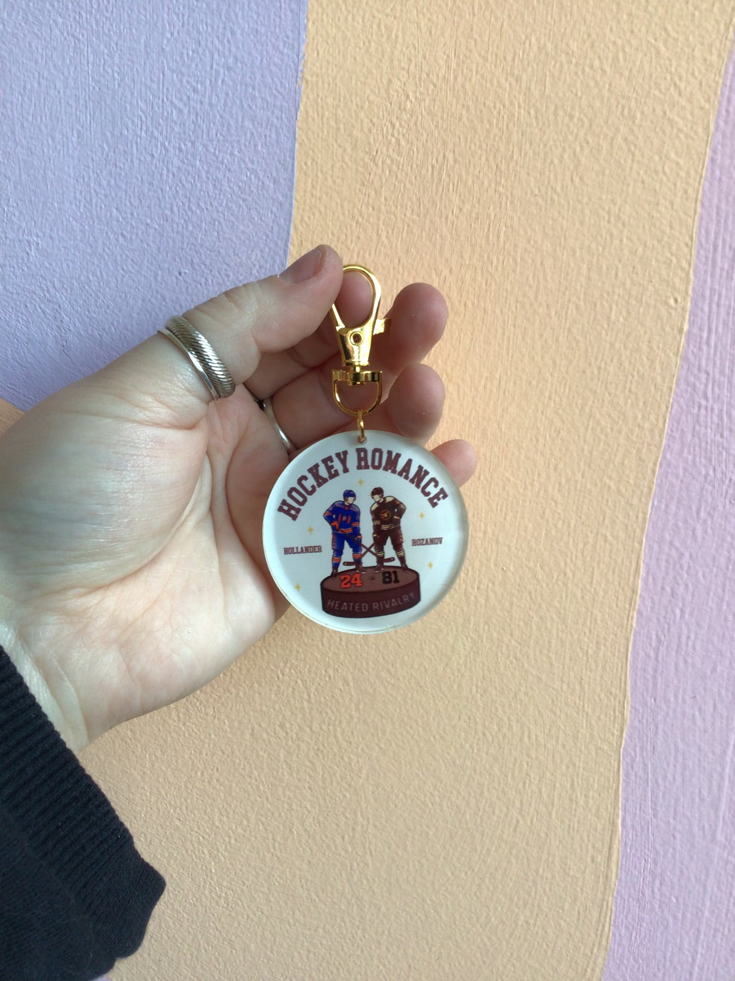 Heated Rivalry Large Acrylic Keychains