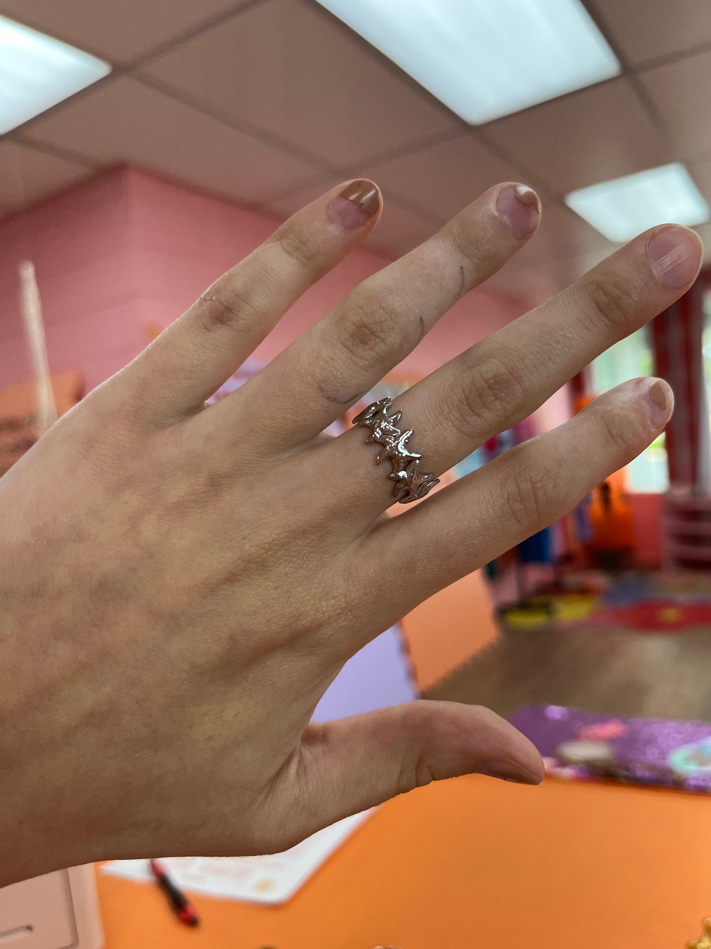 Starfish Friends Titanium Ring