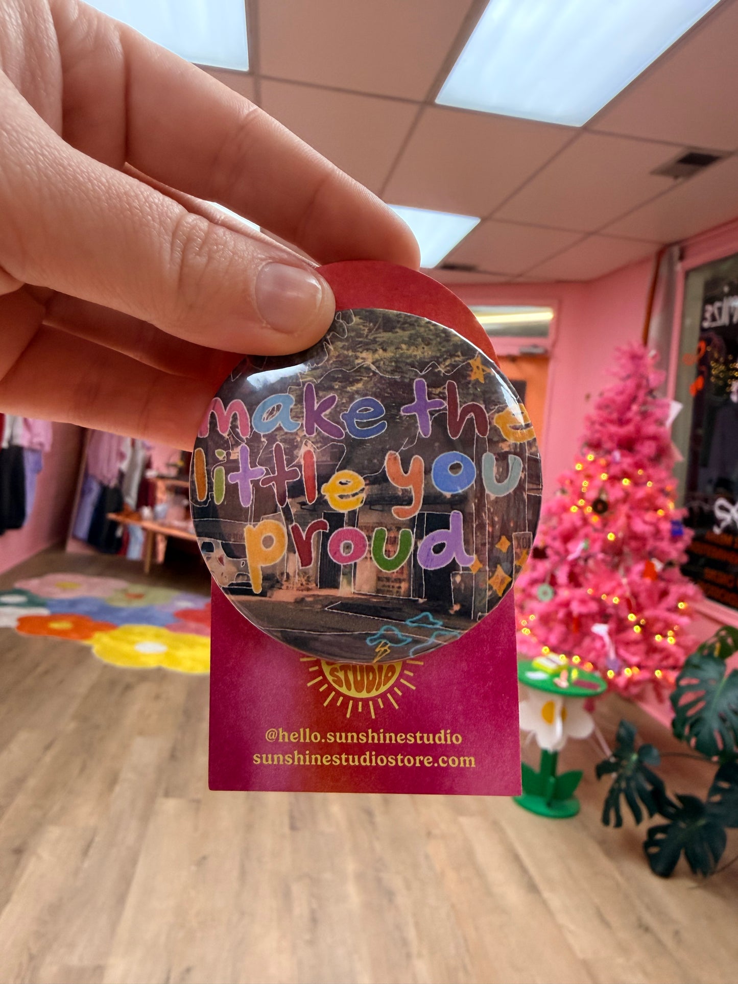 “Make the little you proud” Pin