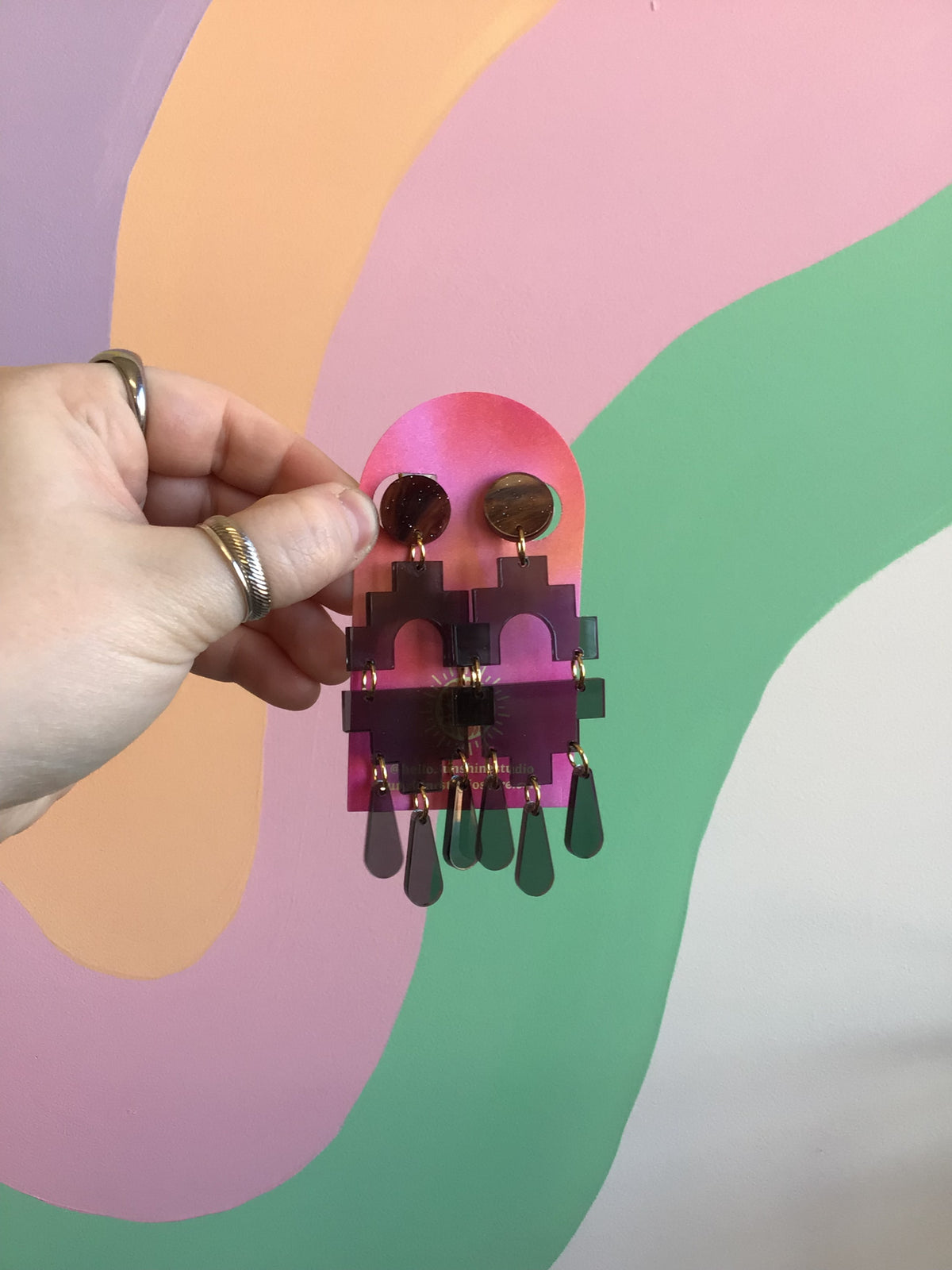 Meet Me at the Stairs Clip-On Earrings