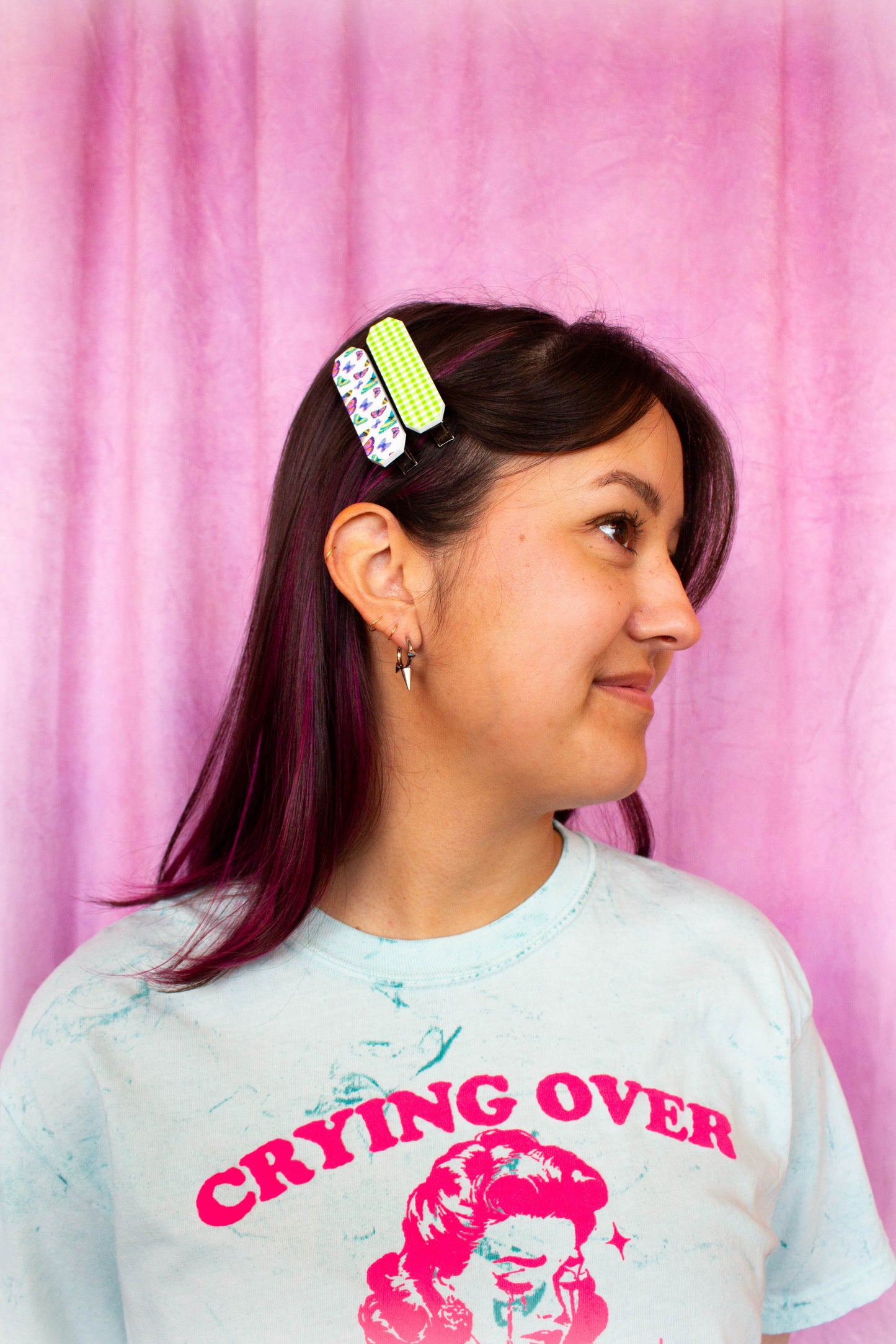 Spiked Hoop Earrrings