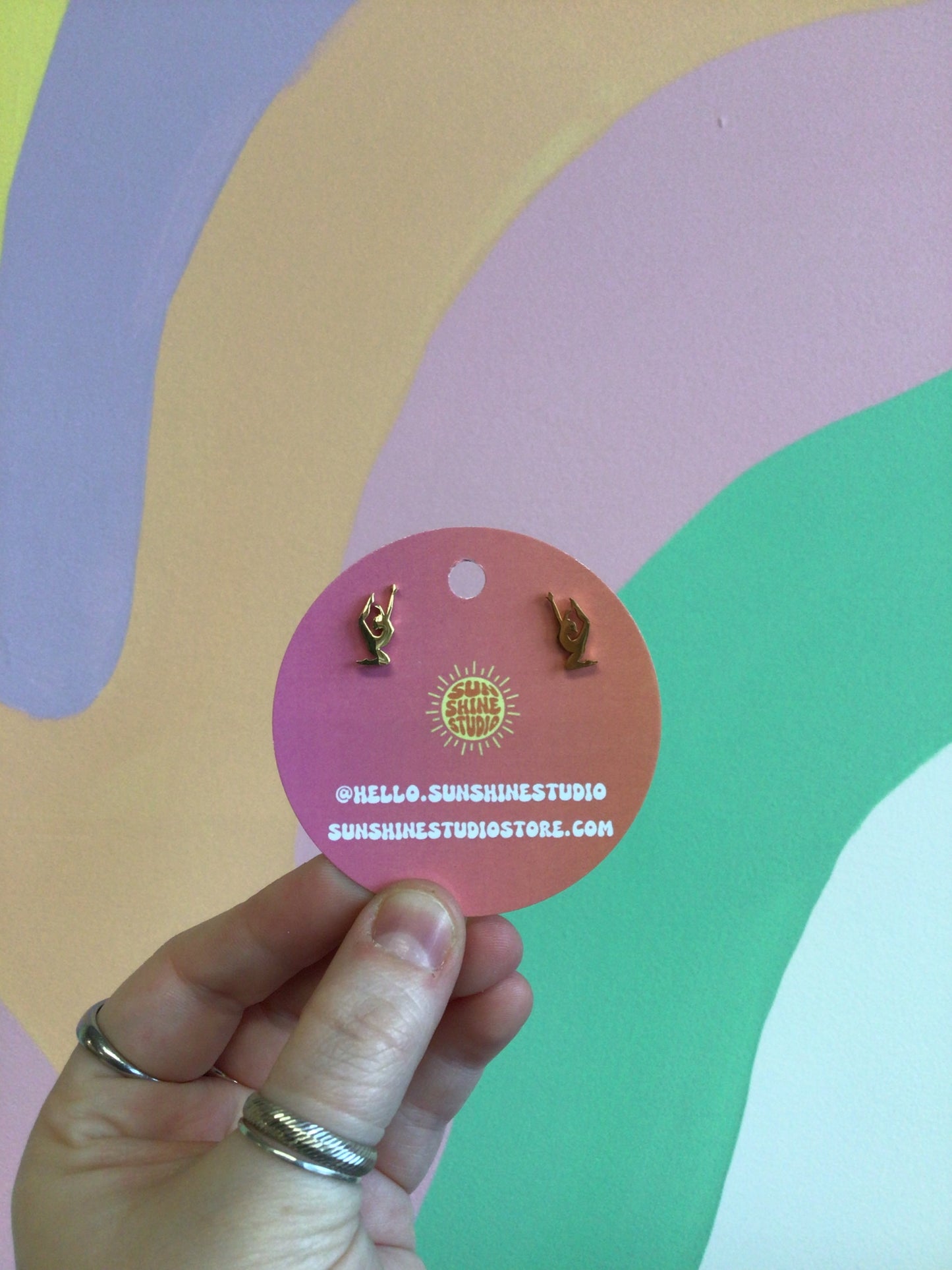 Tiny Gymnast Earrings