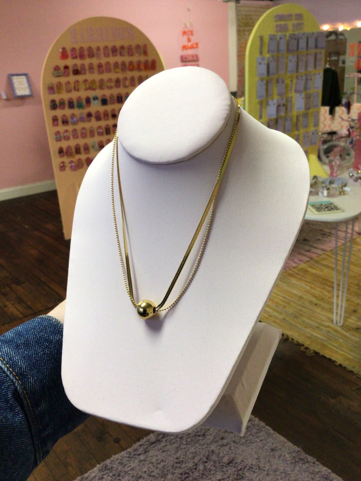 Elegant Statement Titanium Necklace