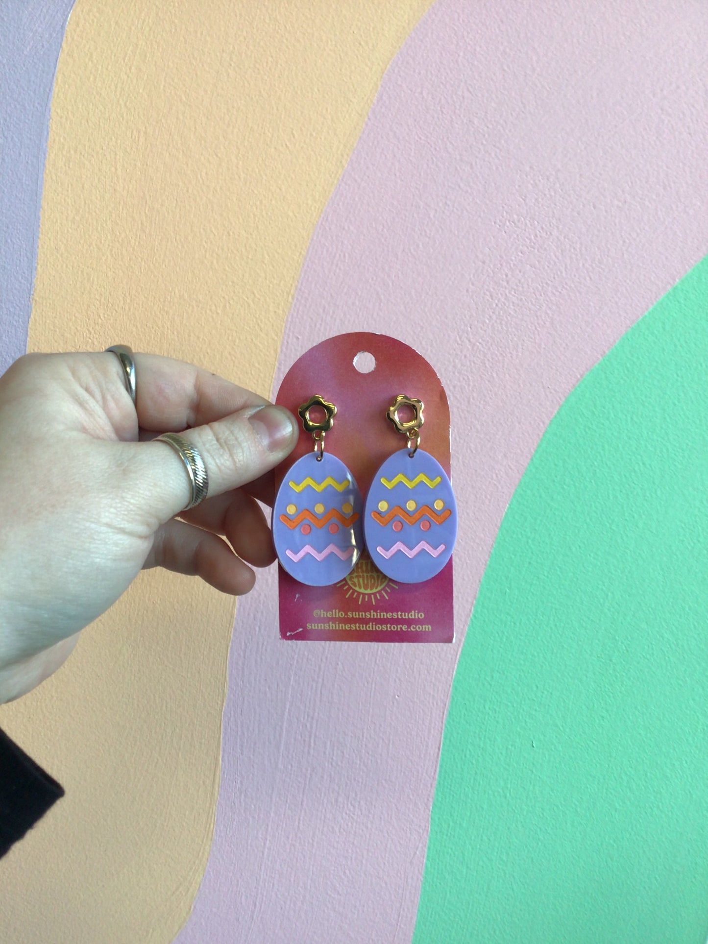 Pastel Purple Easter Eggs