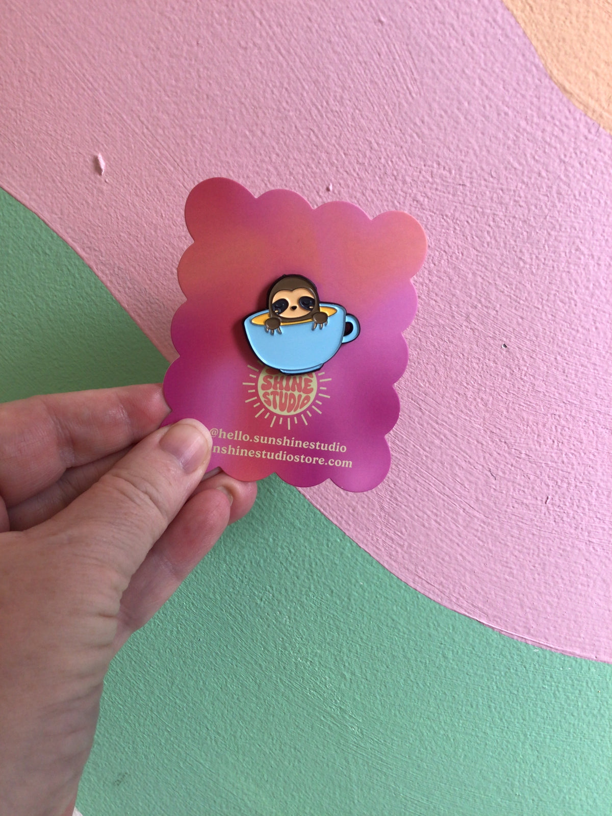 Sloth Enamel Pin