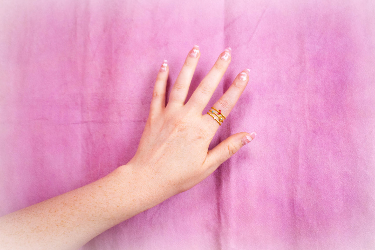 Adjustable Moon and Sun Titanium Ring