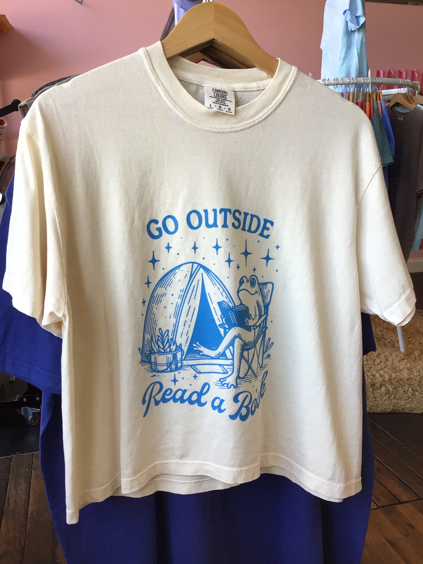 “Go Outside, Read A Book” Shirt