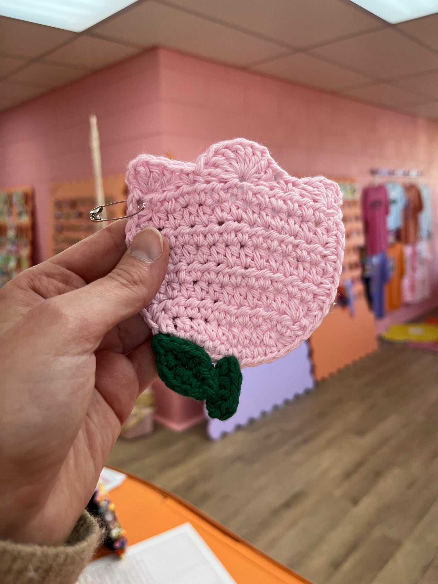 Crochet Tulip Coaster