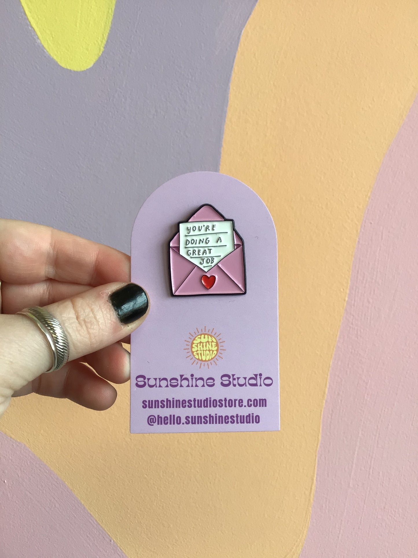 “You’re Doing A Great Job” Enamel Pin