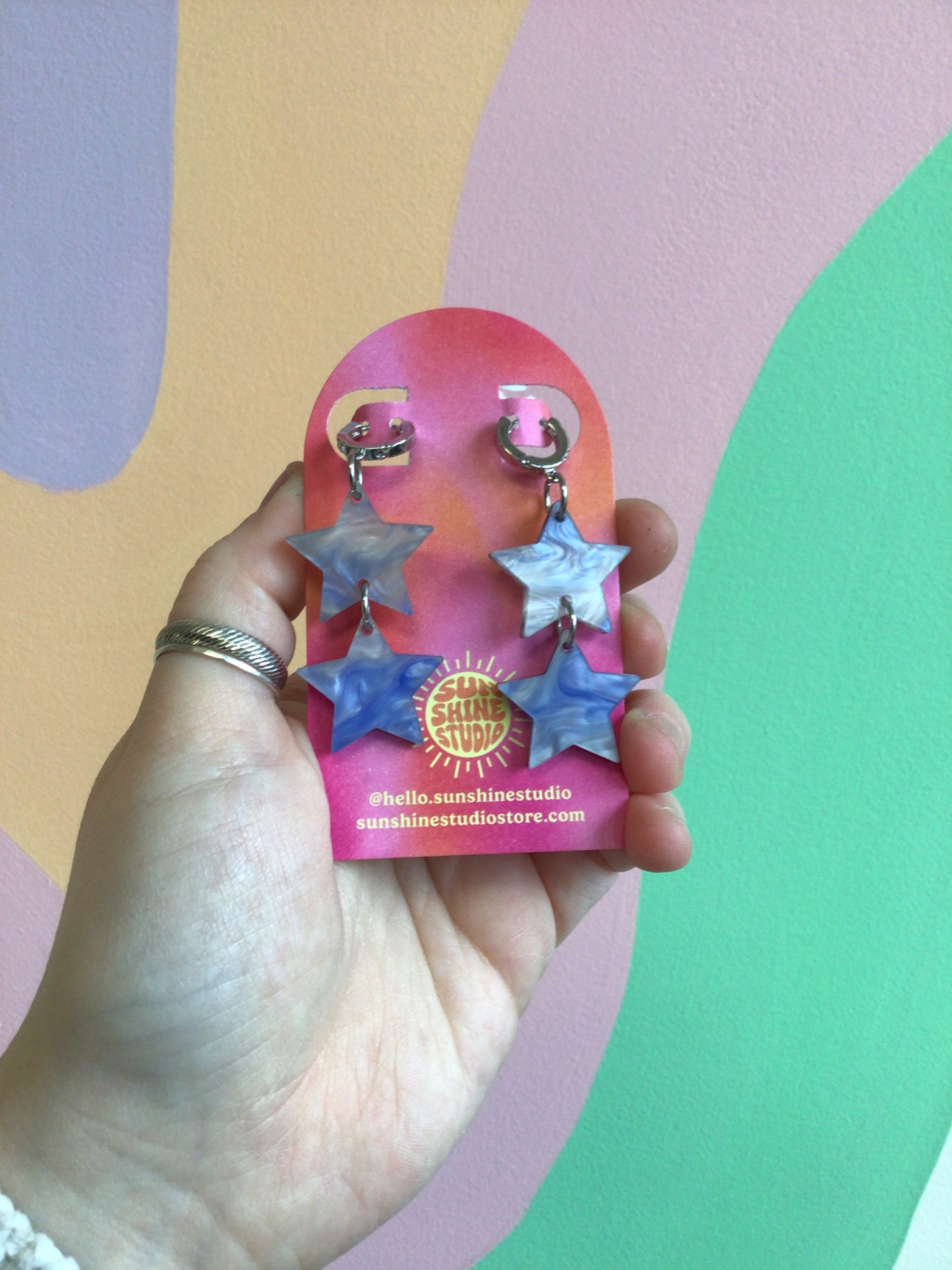 Cascading Stars Earrings