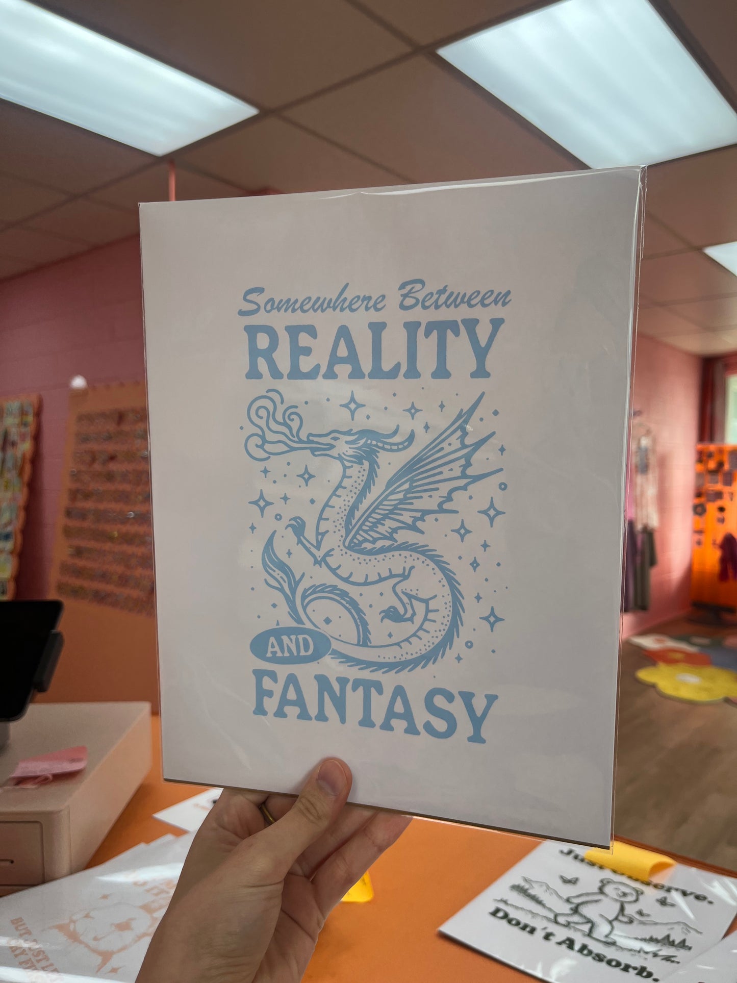 Between Reality and Fantasy 8.5 x 11 print