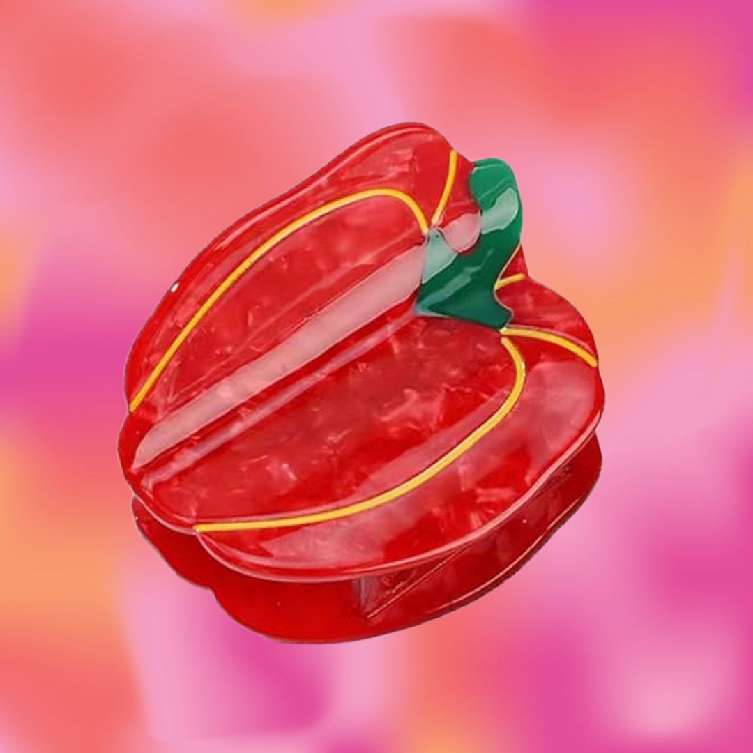 Red Bell Pepper Hair Claw