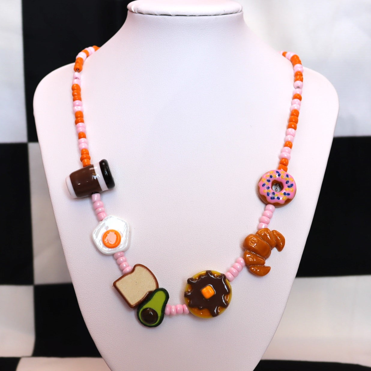 Breakfast Beaded Necklaces