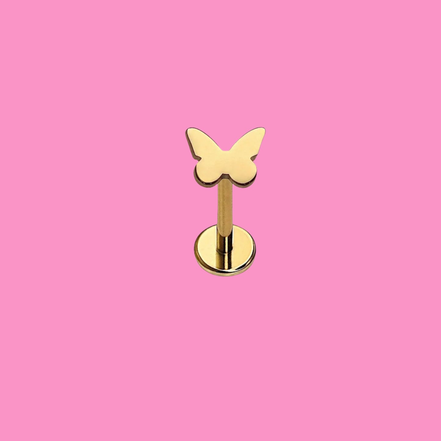 Sweet Butterfly Flat Back Stud