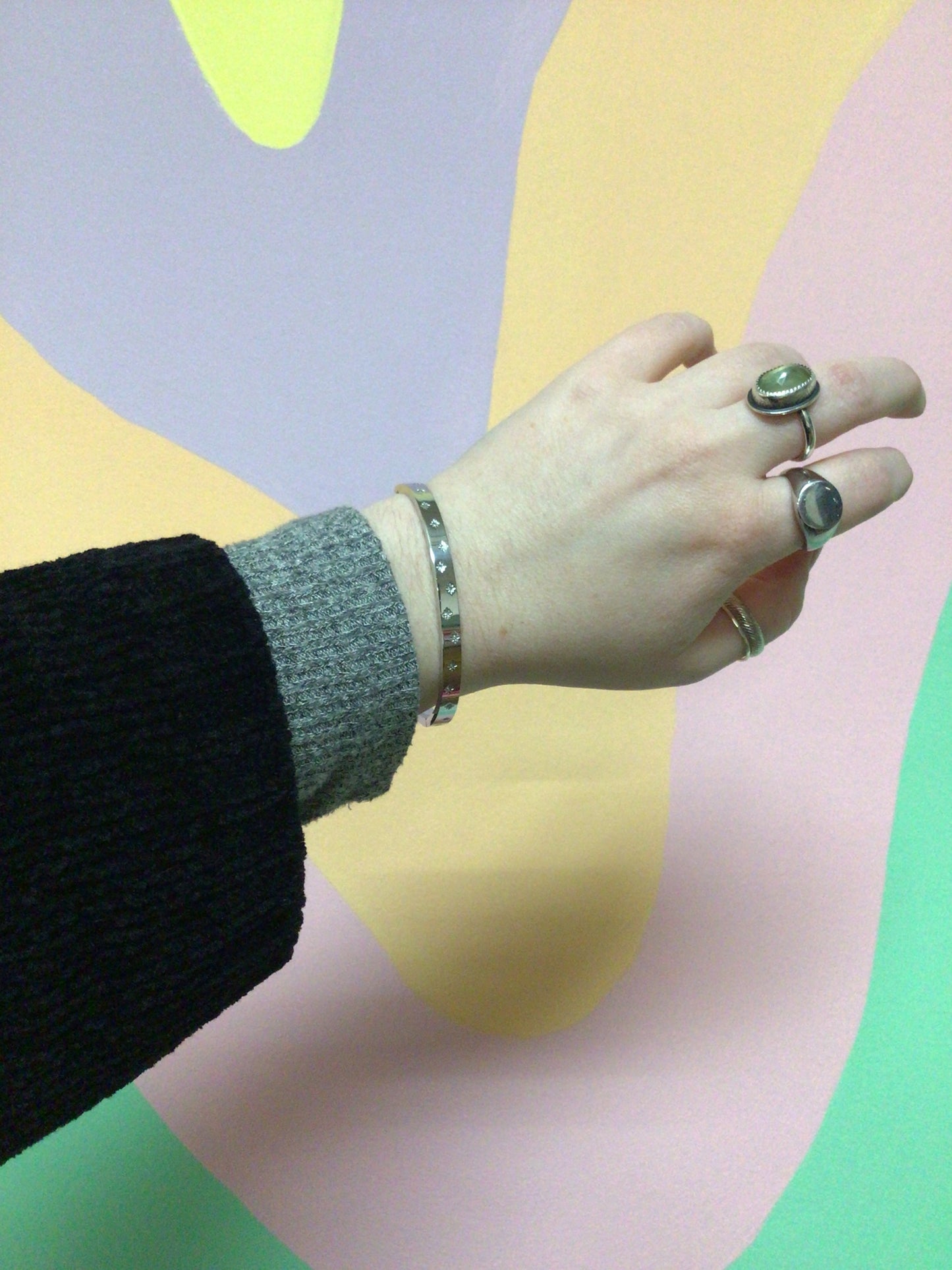 Stardust Titanium Bangle