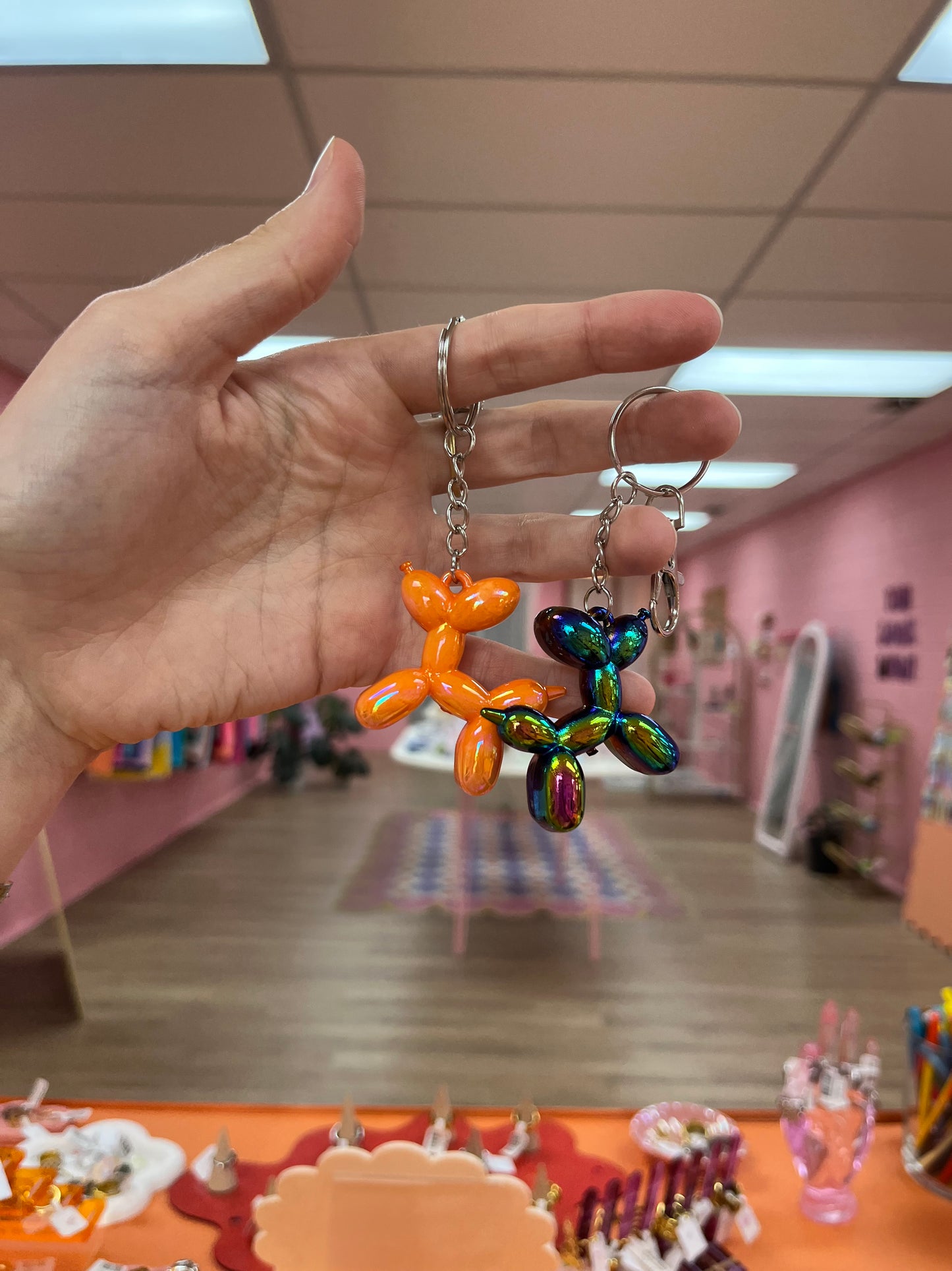 Balloon Animal Statement Keychain