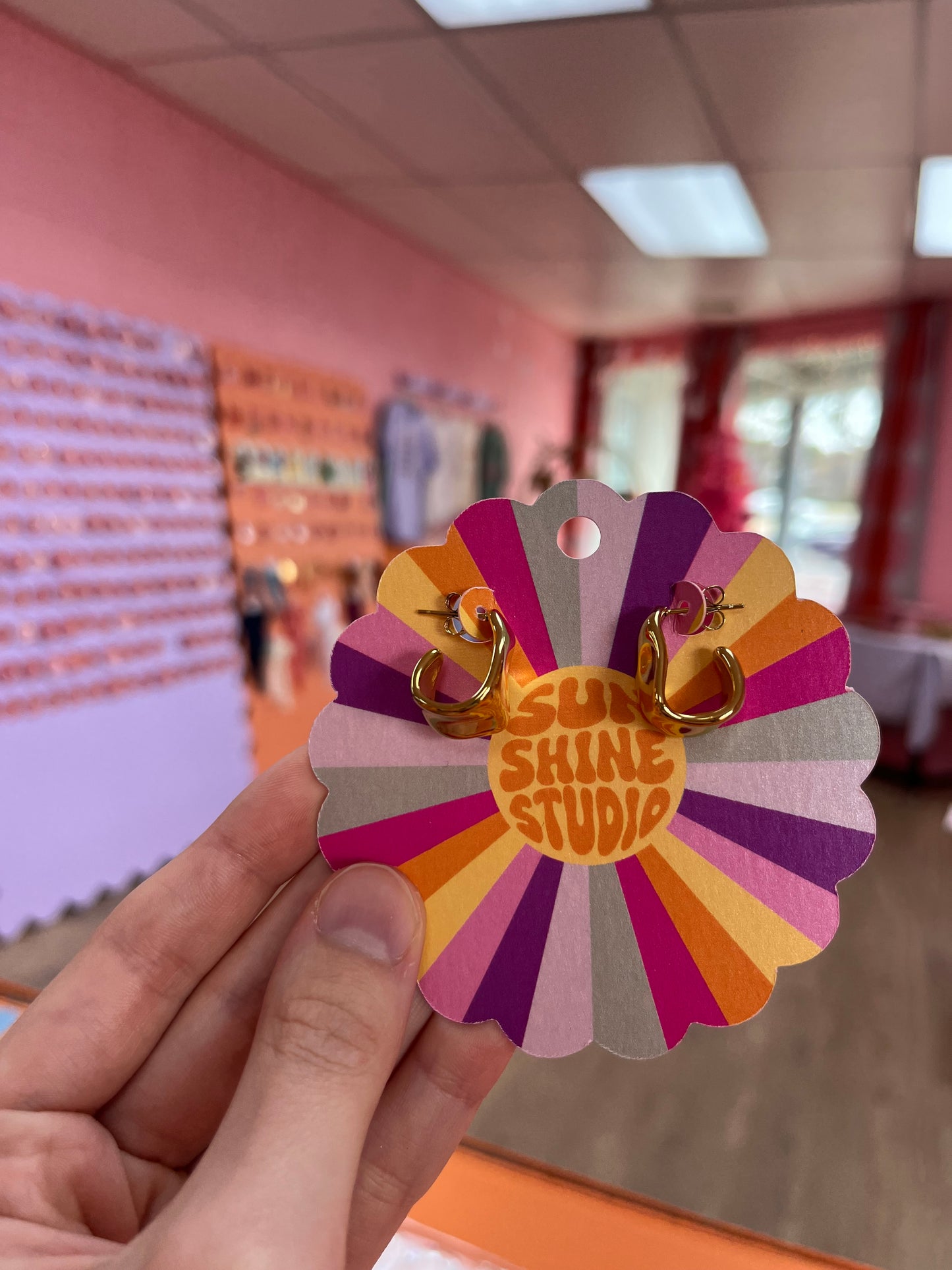 Forever Gold Titanium Earrings