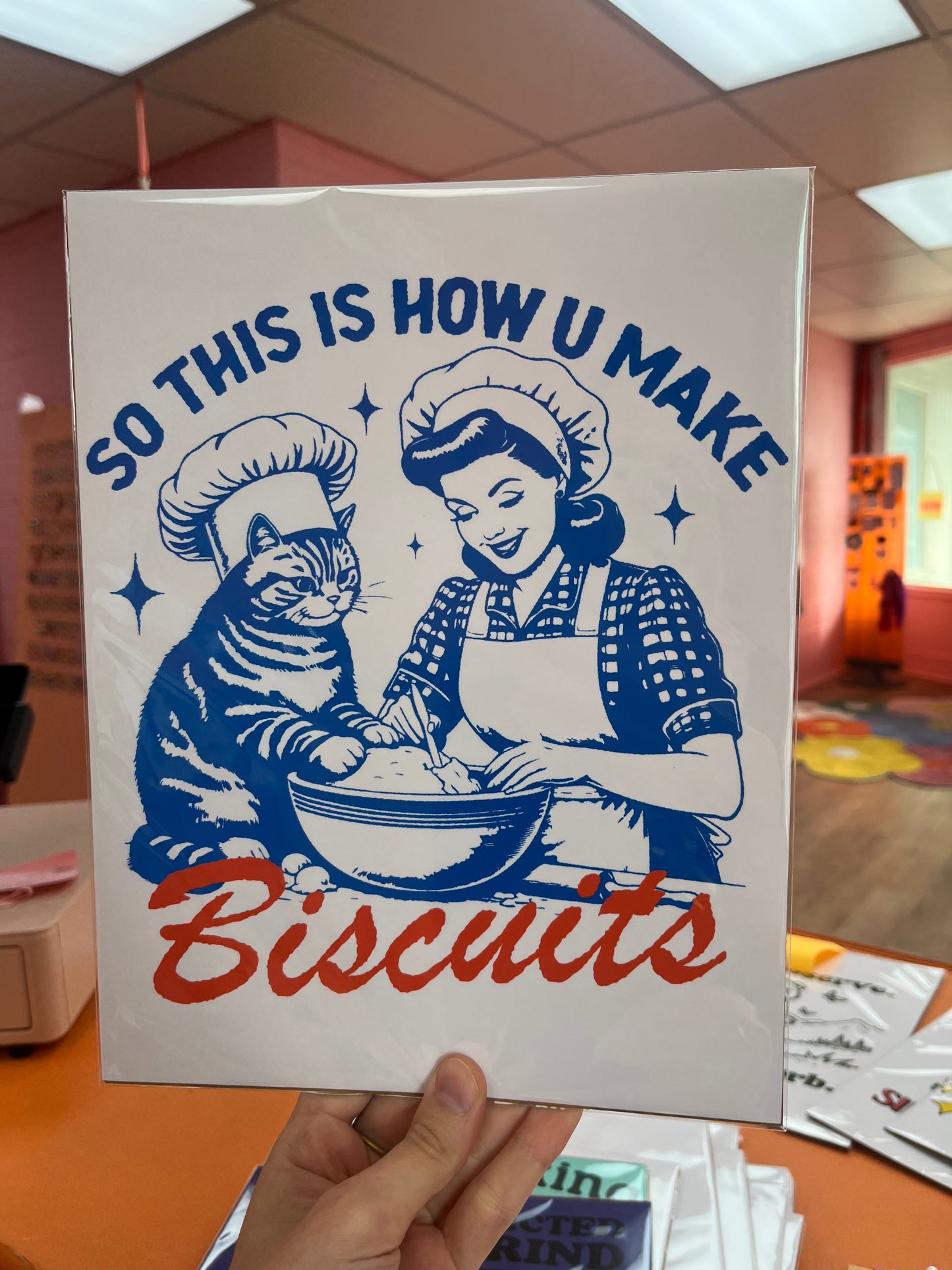 Making Biscuits 8.5 x 11 Print