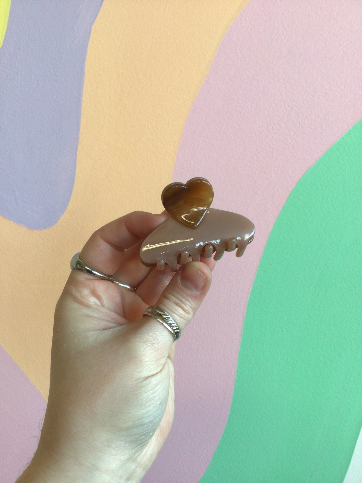 Tiny Heart Hair Claws