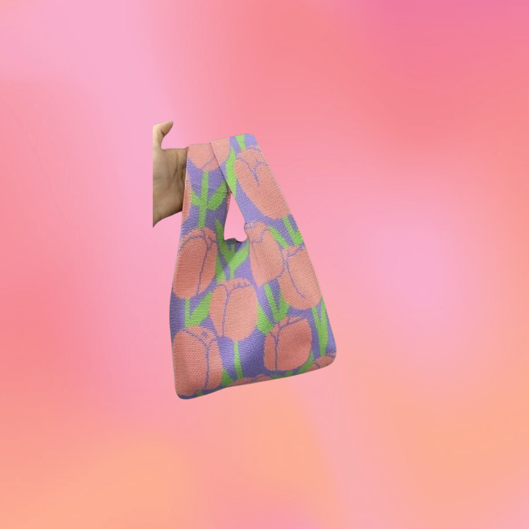 Colorful Knit Bag