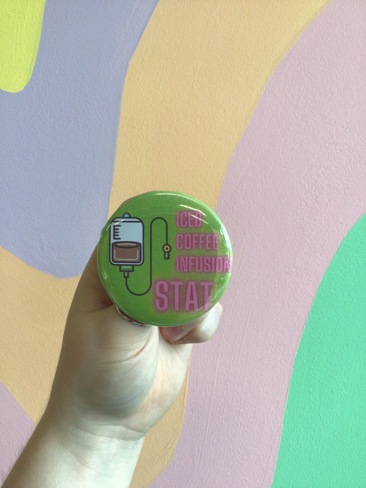 “Iced Coffee Infusion” Pin