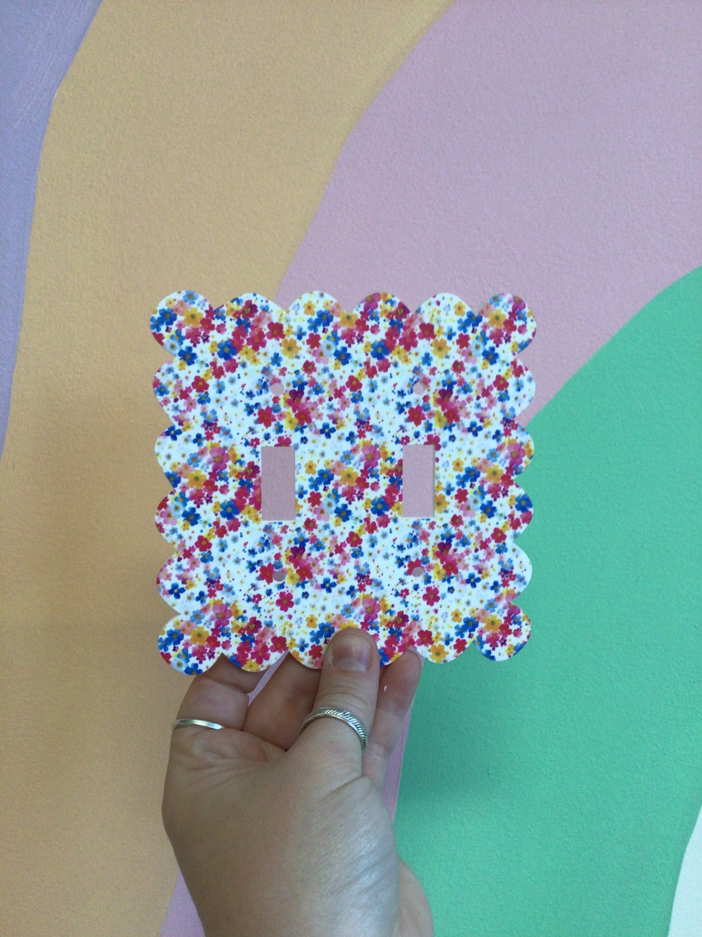 Toile Pattern Outlet Cover