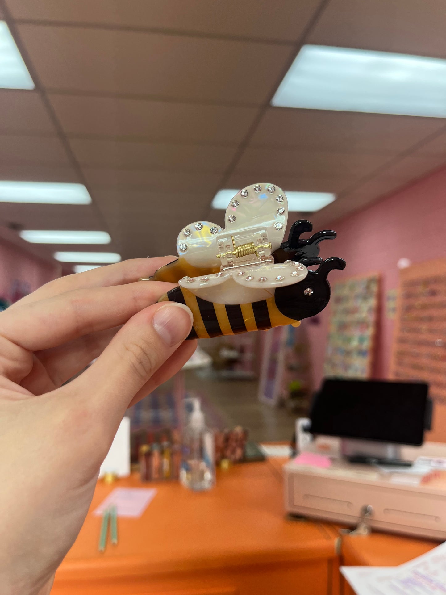 Sparkle Bee Hair Claw