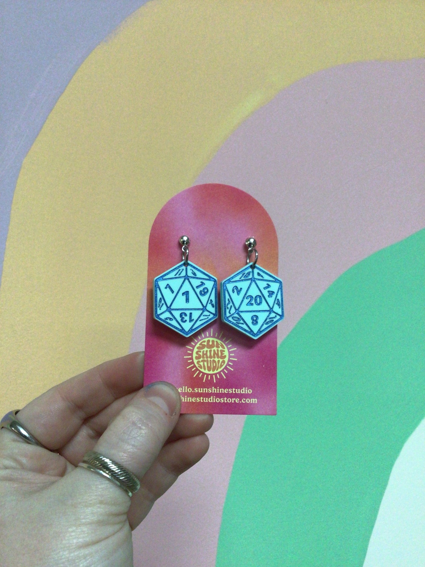 Dungeon Dice Earrings