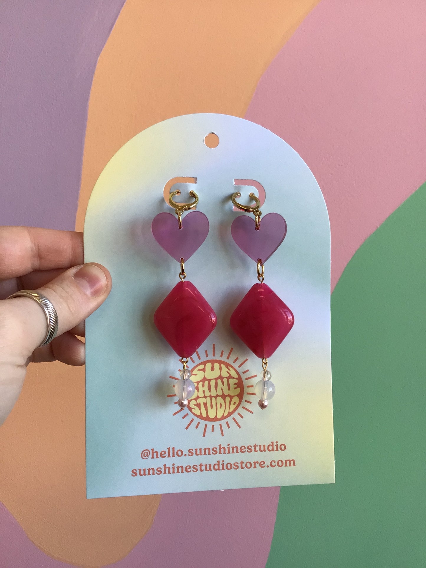 Queen of Diamonds Dangles