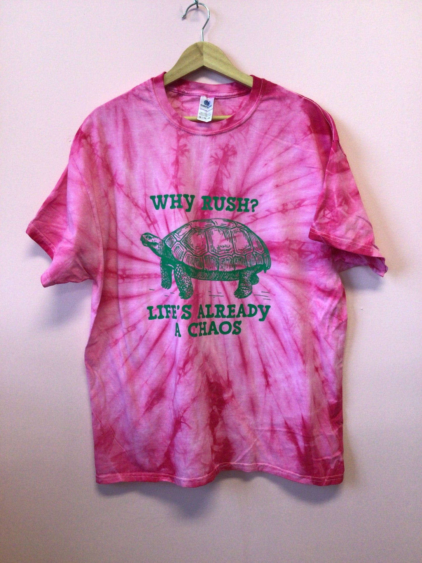 "Why Rush? Life's Already a Chaos" T-Shirt