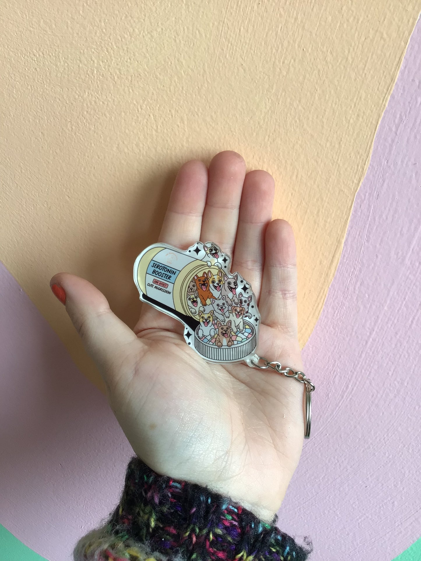 Serotonin Booster Keychain