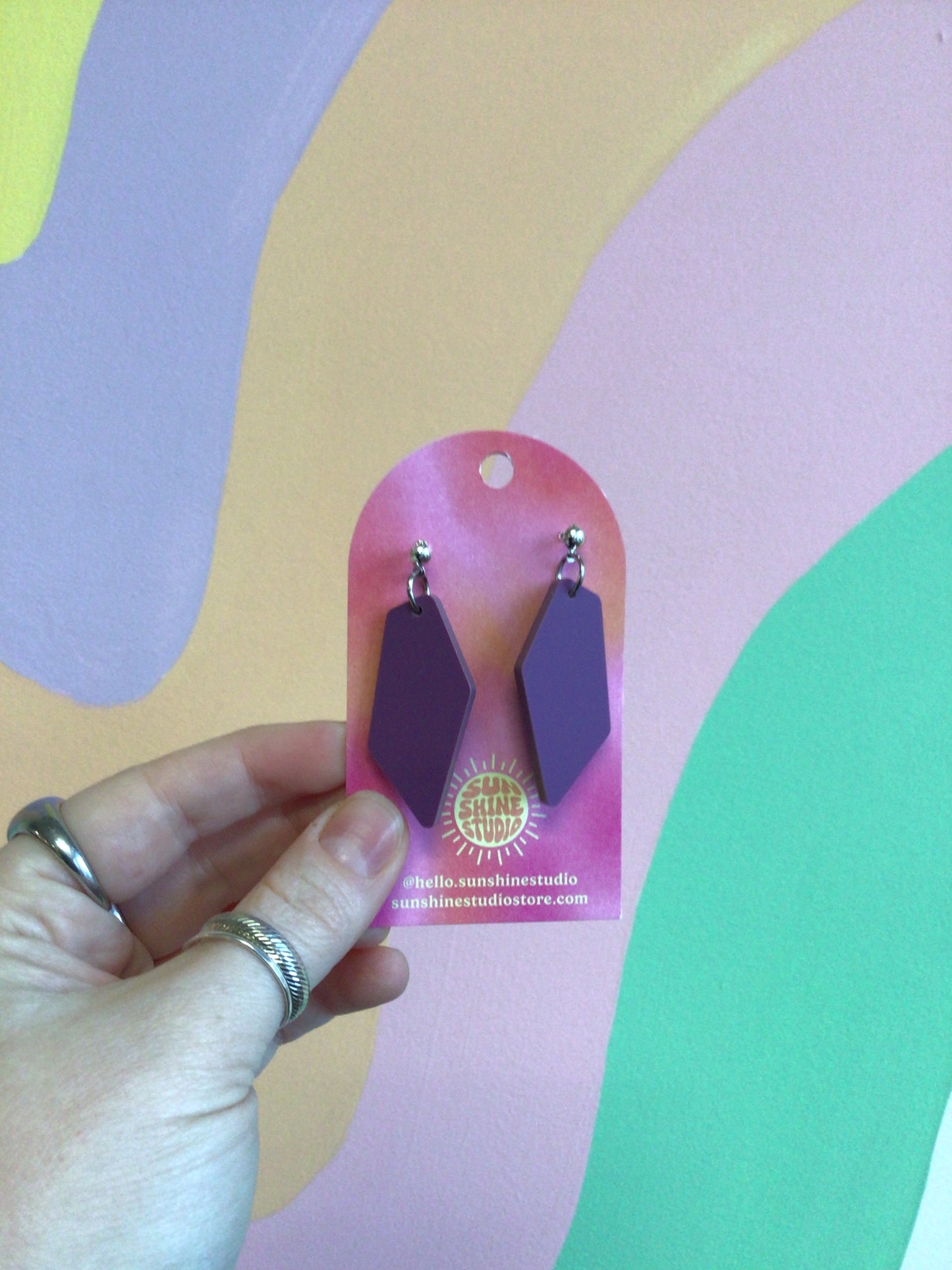 Pentagonal Fun Earrings