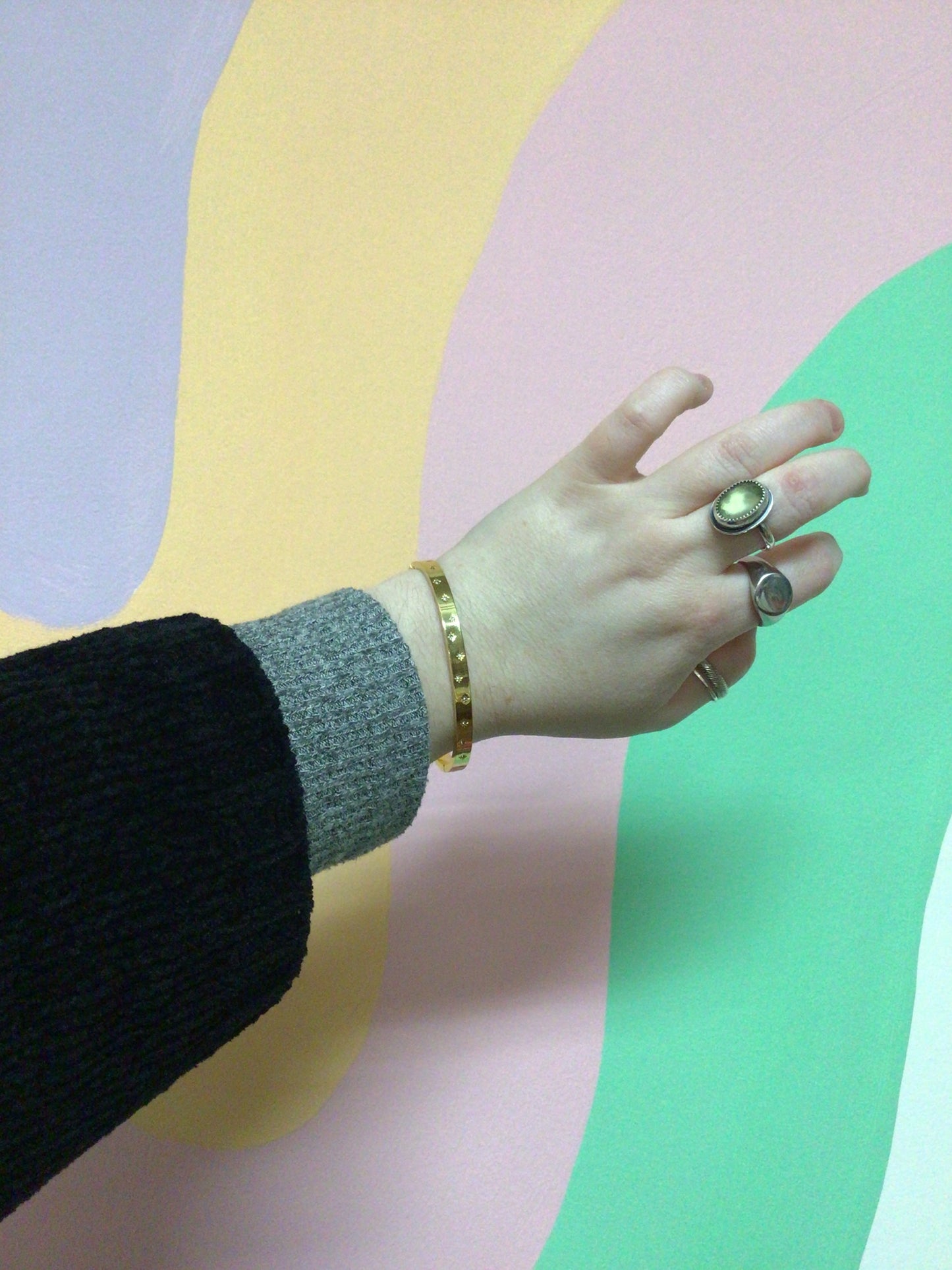 Stardust Titanium Bangle