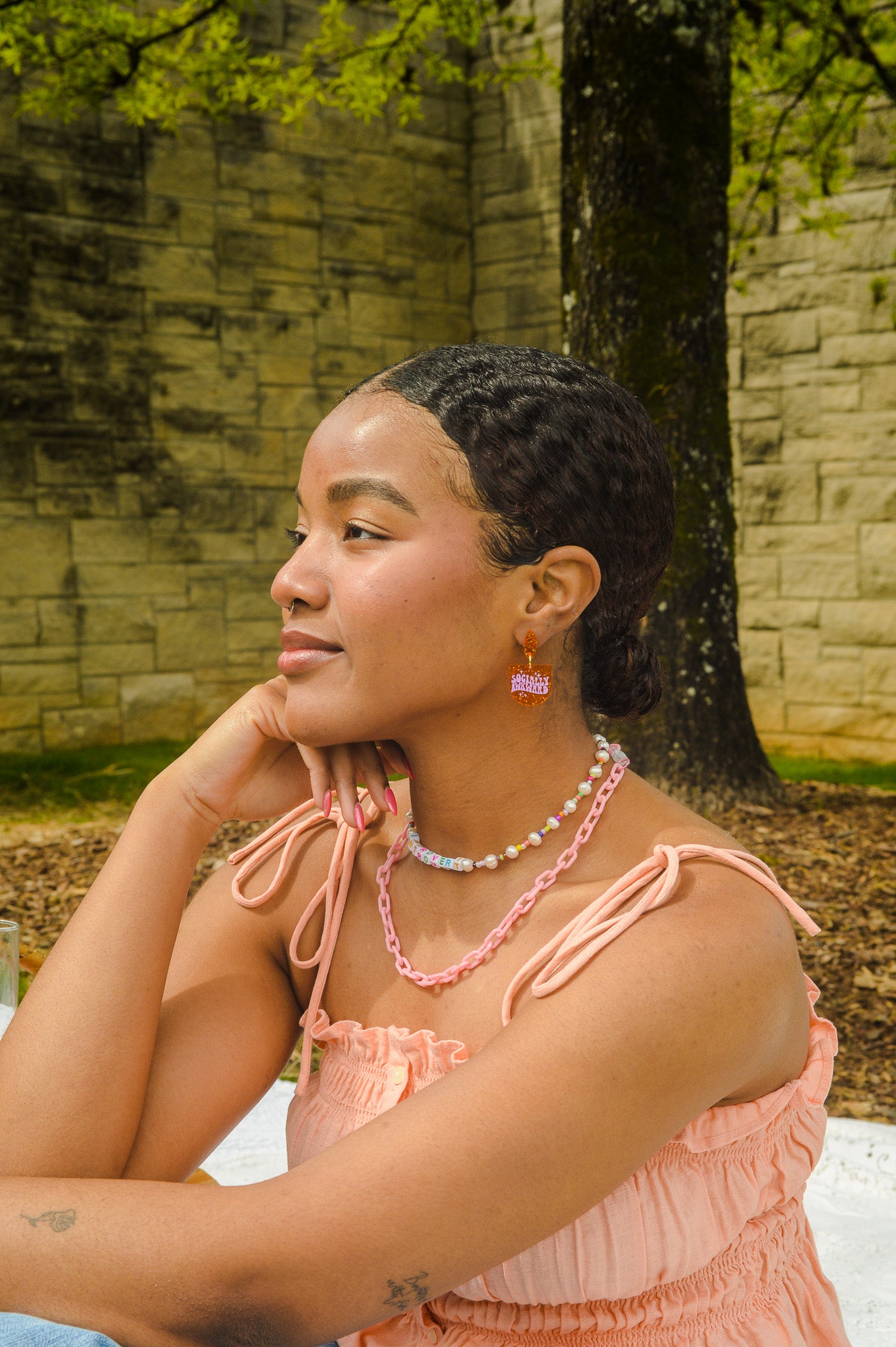 'Tired' Necklace