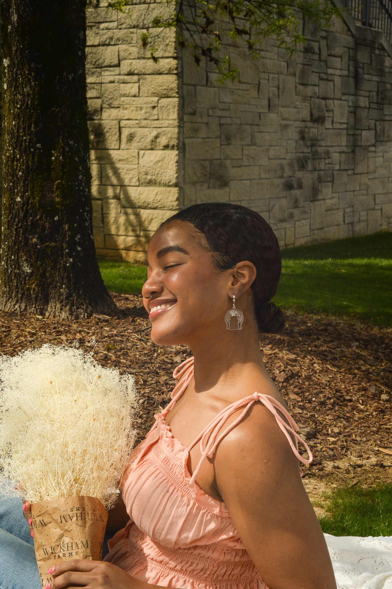 'Let it Be' Iridescent Earrings