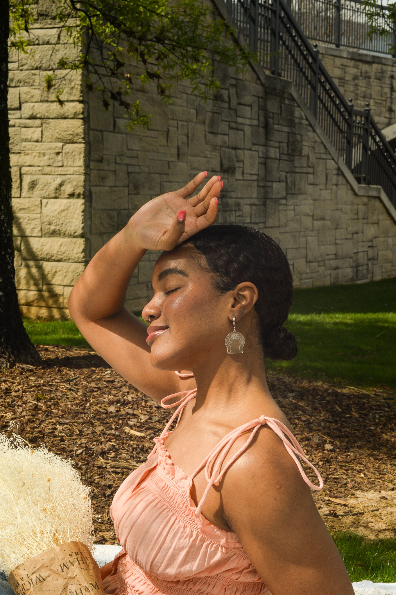 'Let it Be' Iridescent Earrings