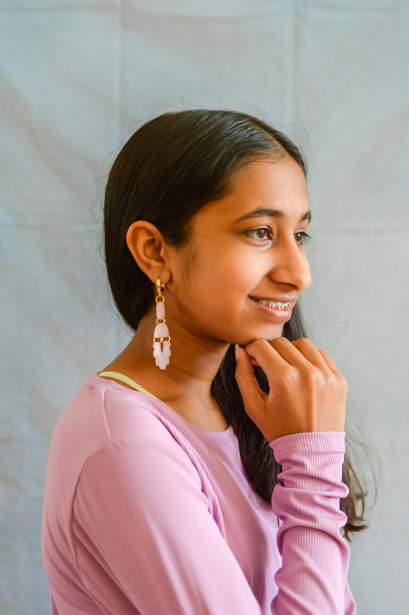 Summer Scalloped Statement Earrings