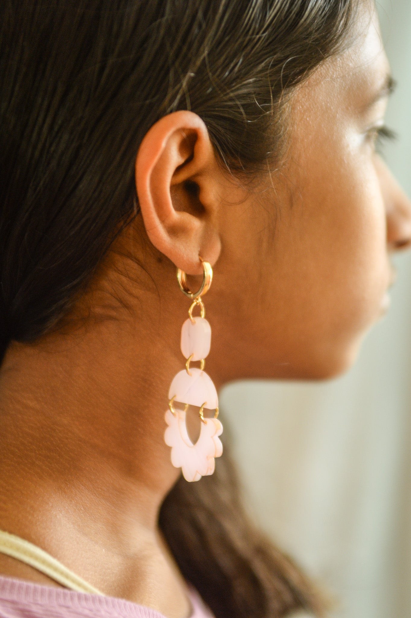 Summer Scalloped Statement Earrings