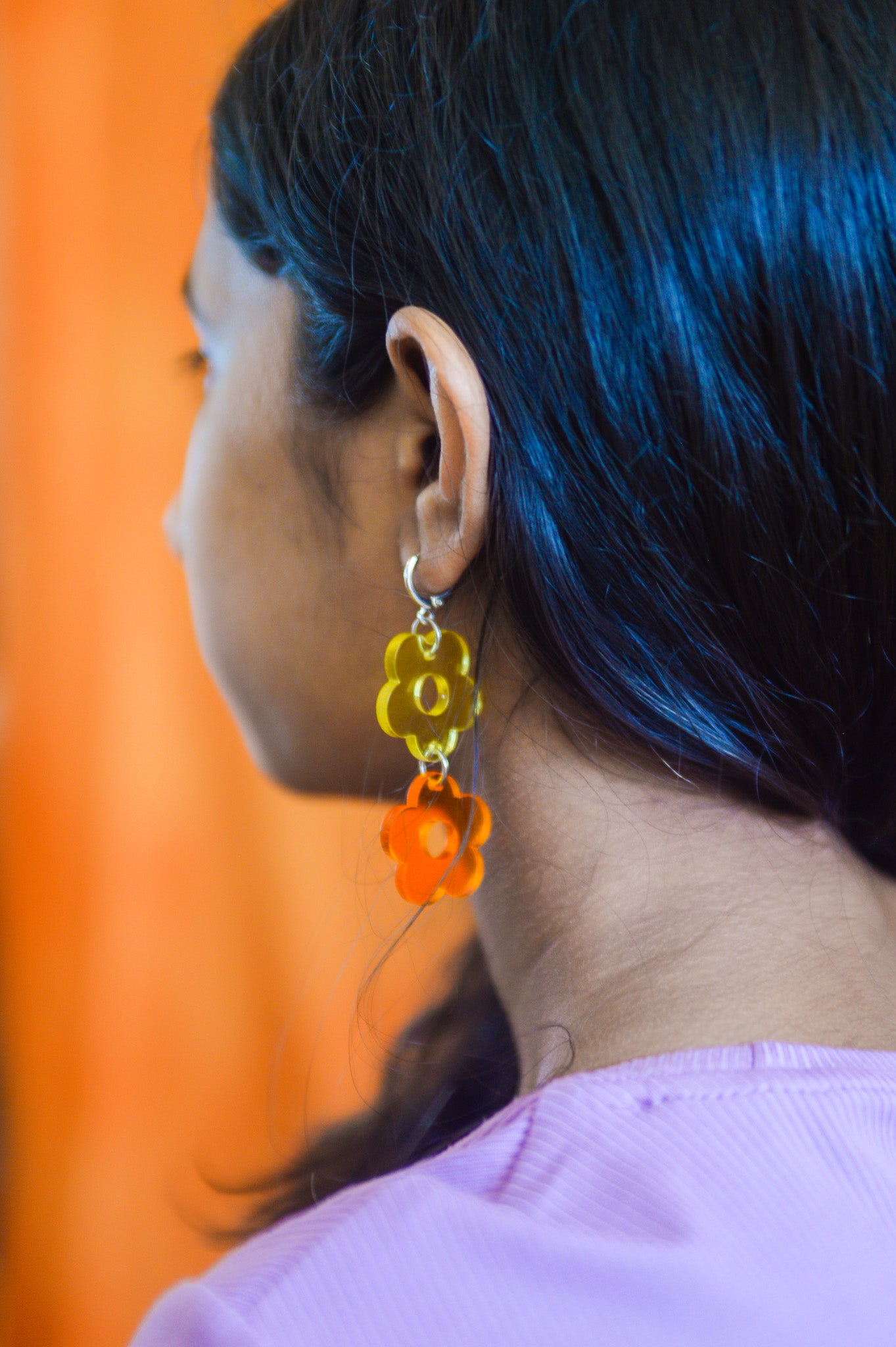 Sunrise Summer Flower Earrings