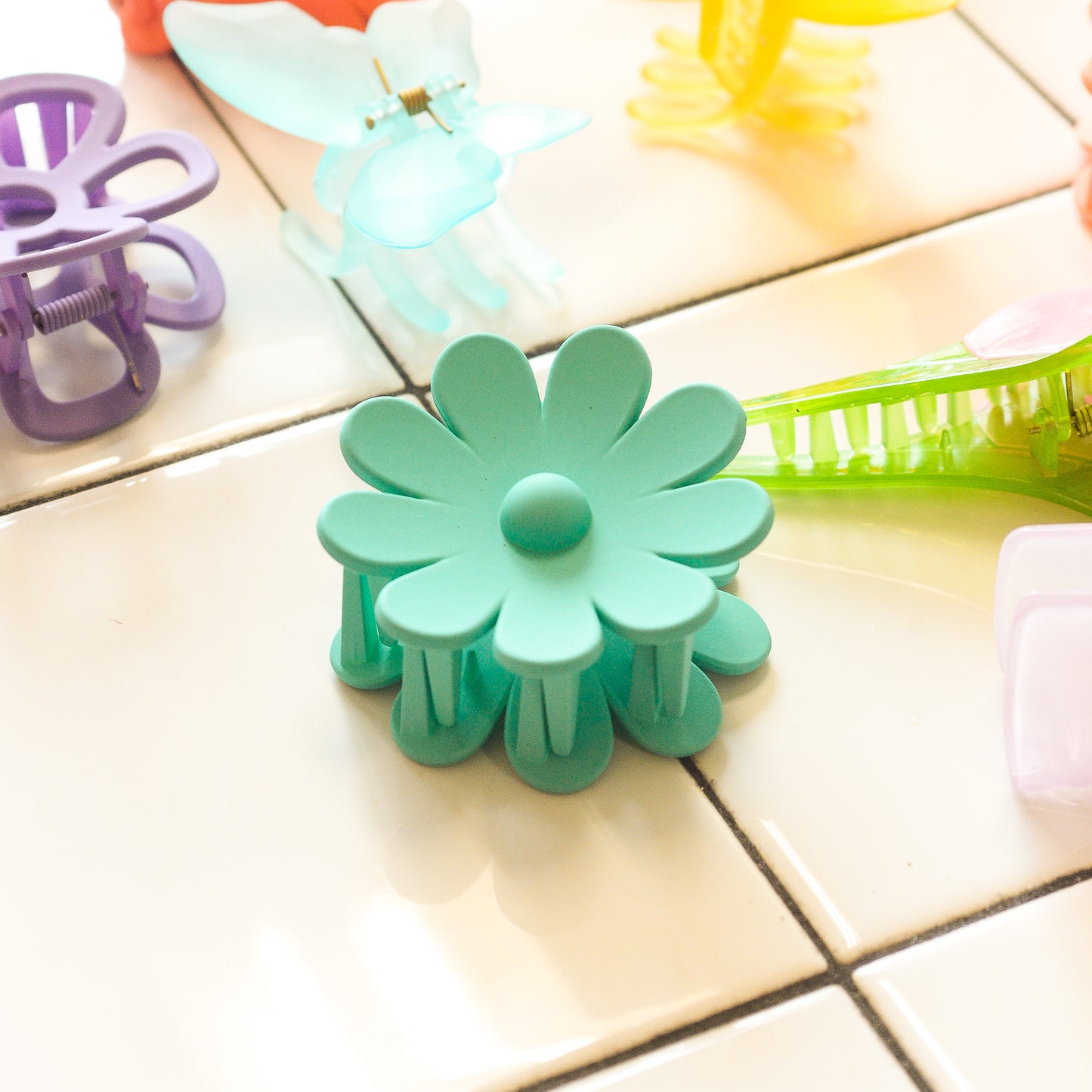 Summery Flower Hair Claw