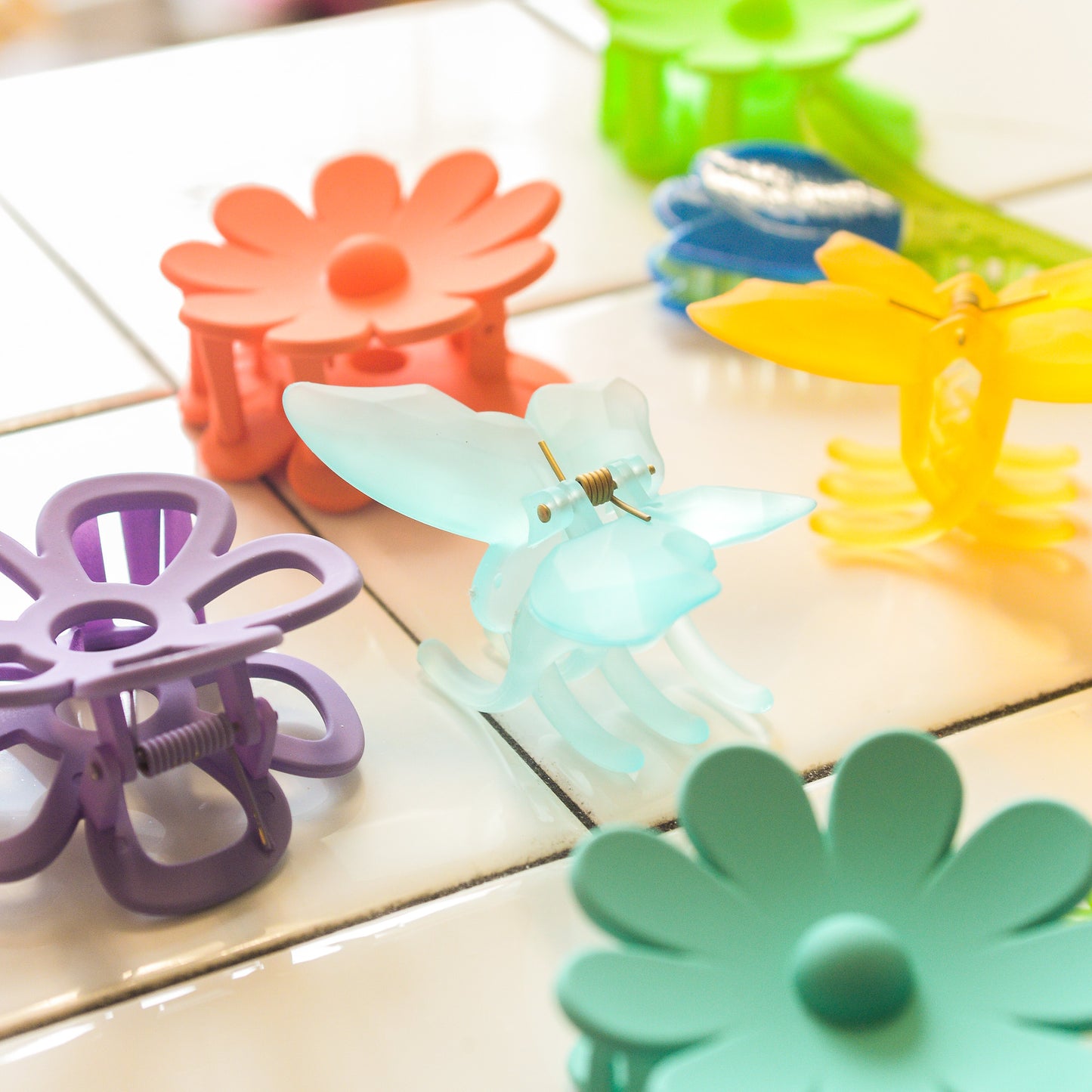 Summery Flower Hair Claw