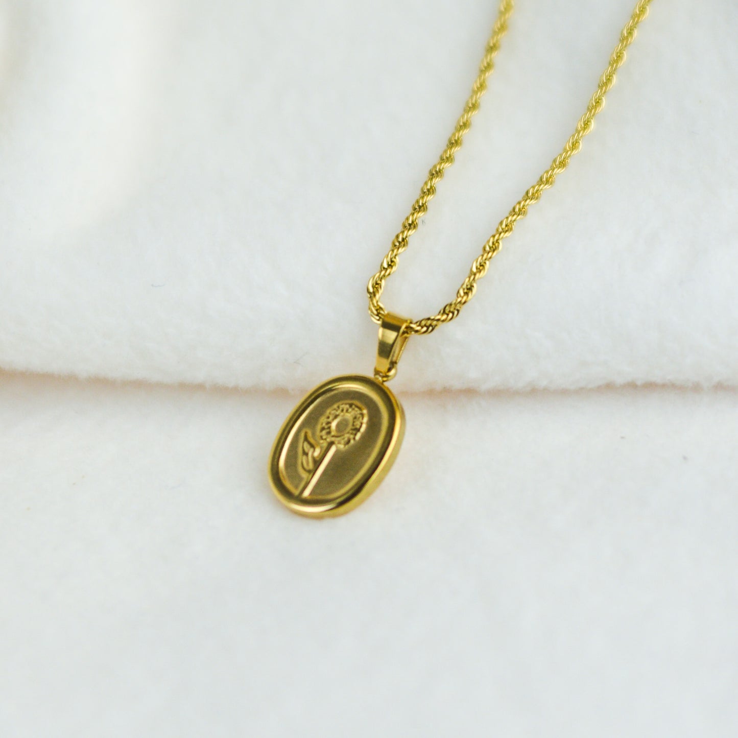 Floral Titanium Necklace