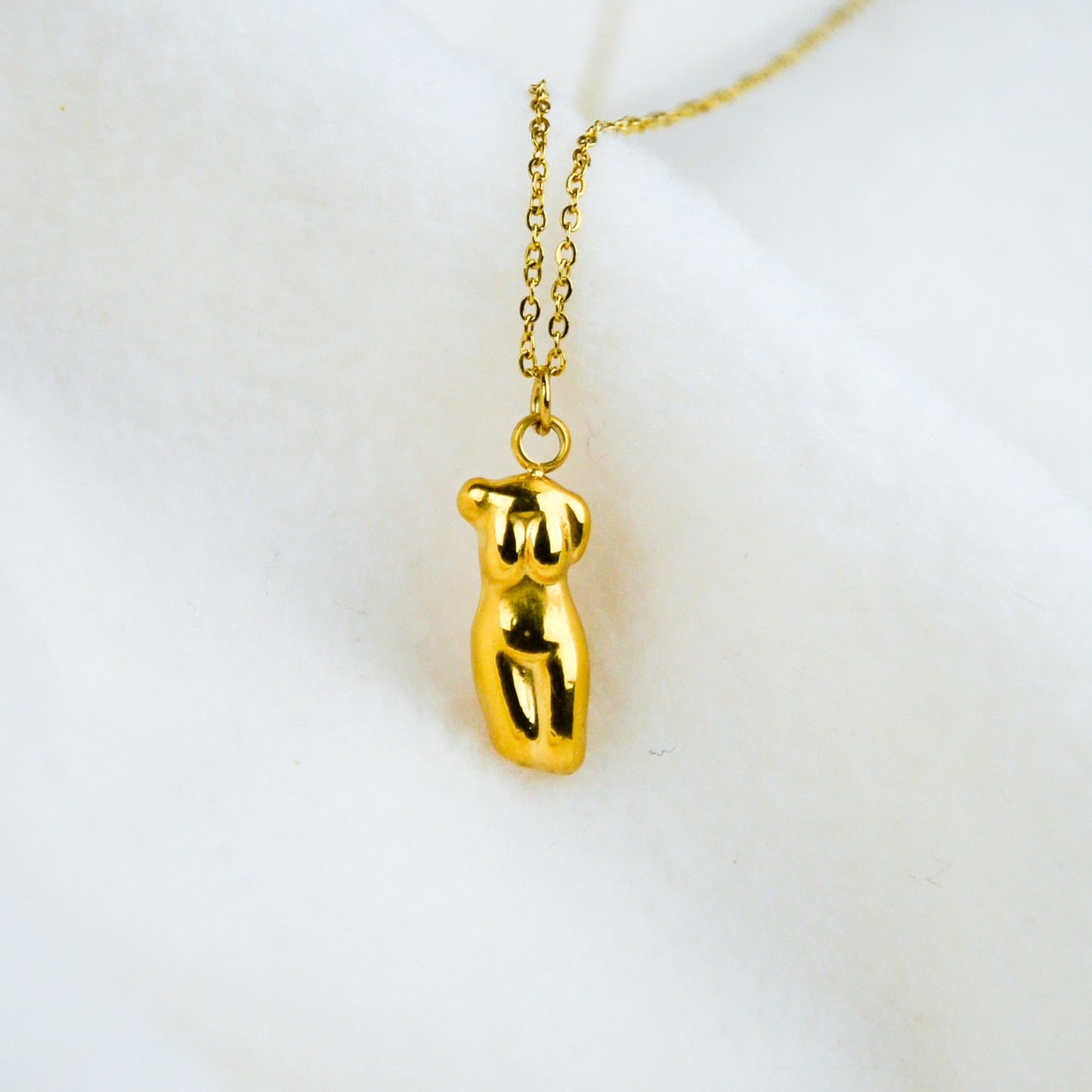 Body Shaped Titanium Necklace