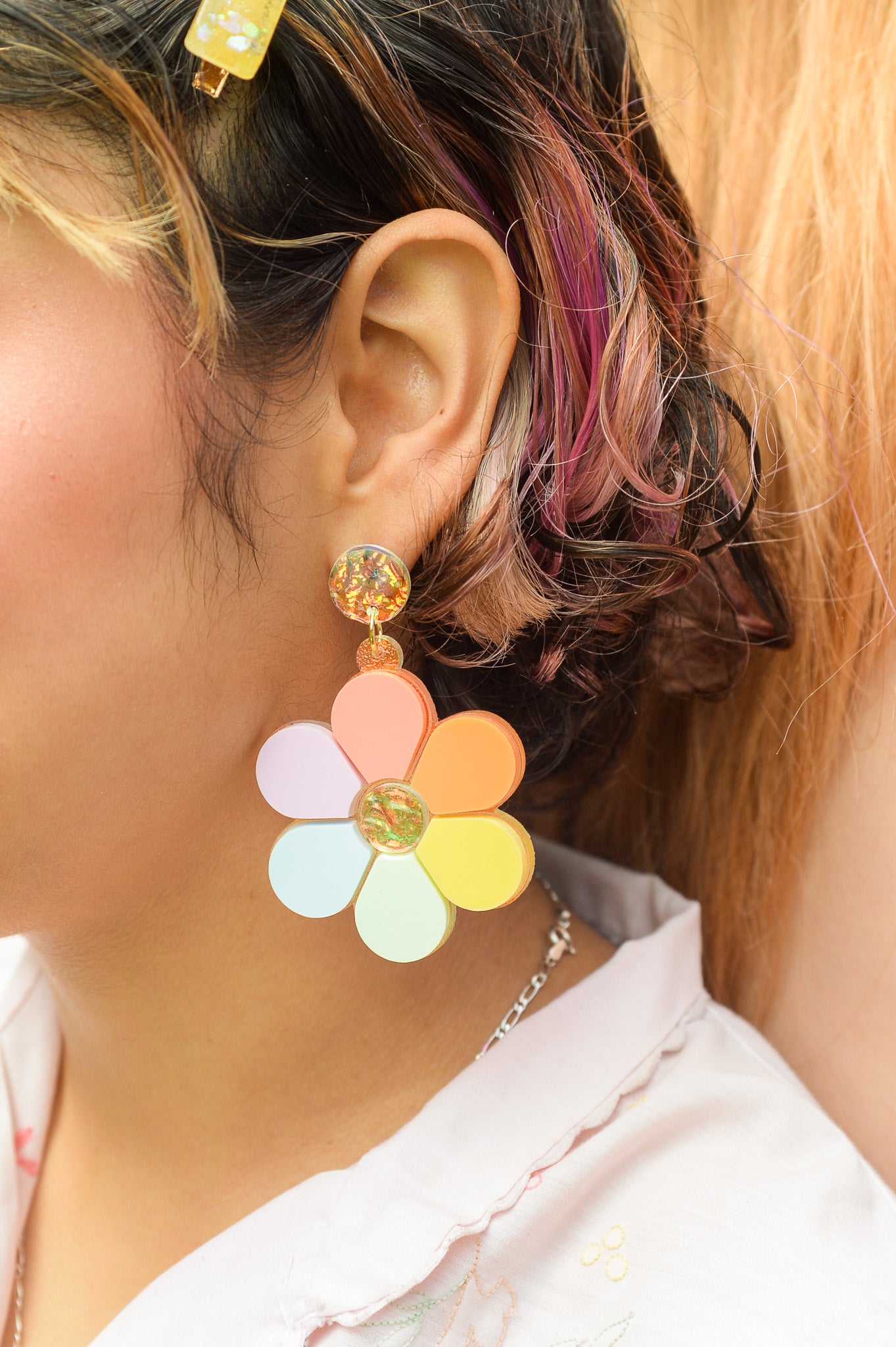 Pastel Rainbow Flowers