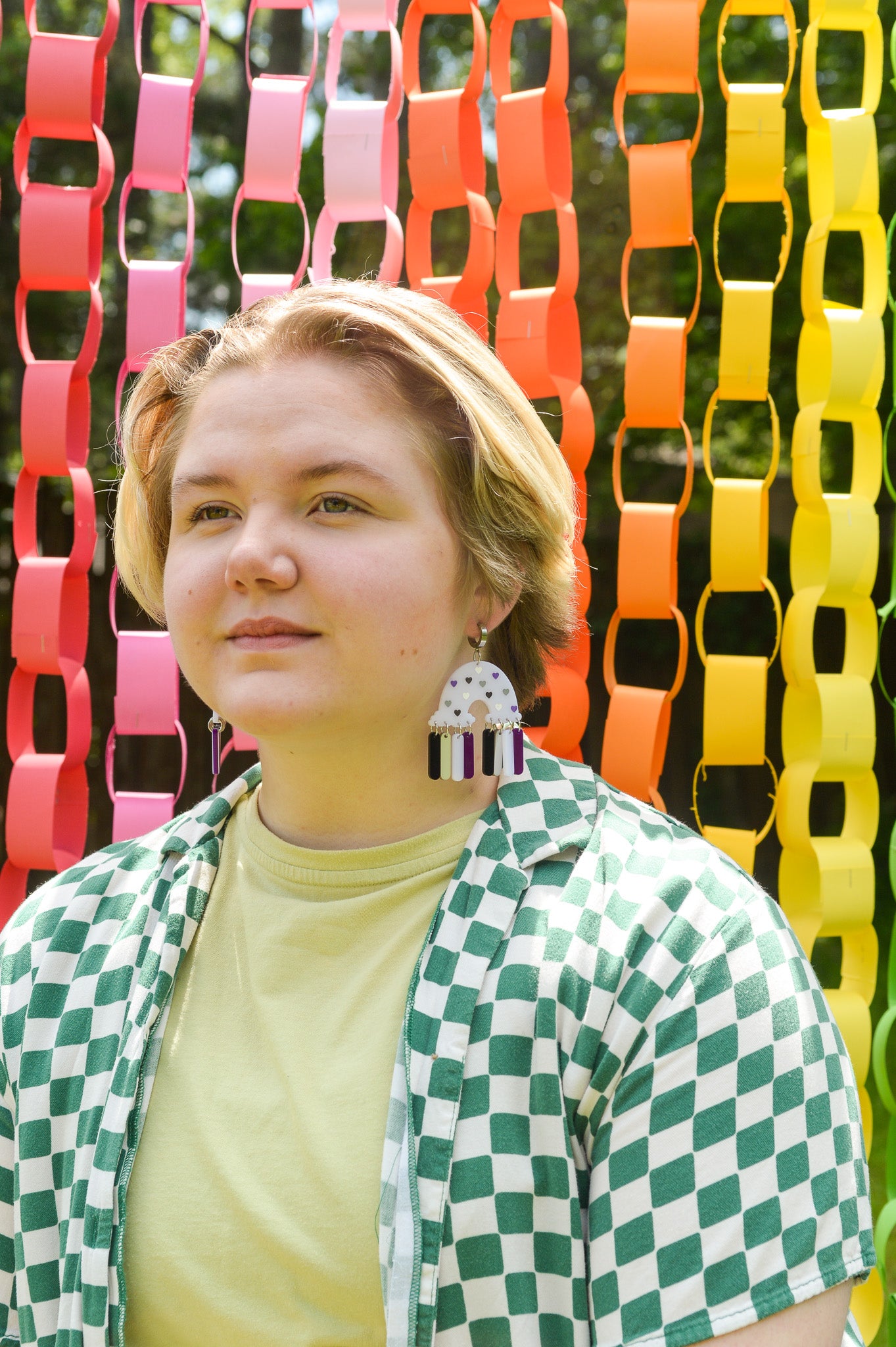 Black/Gray/White/Purple Heart Rainbow