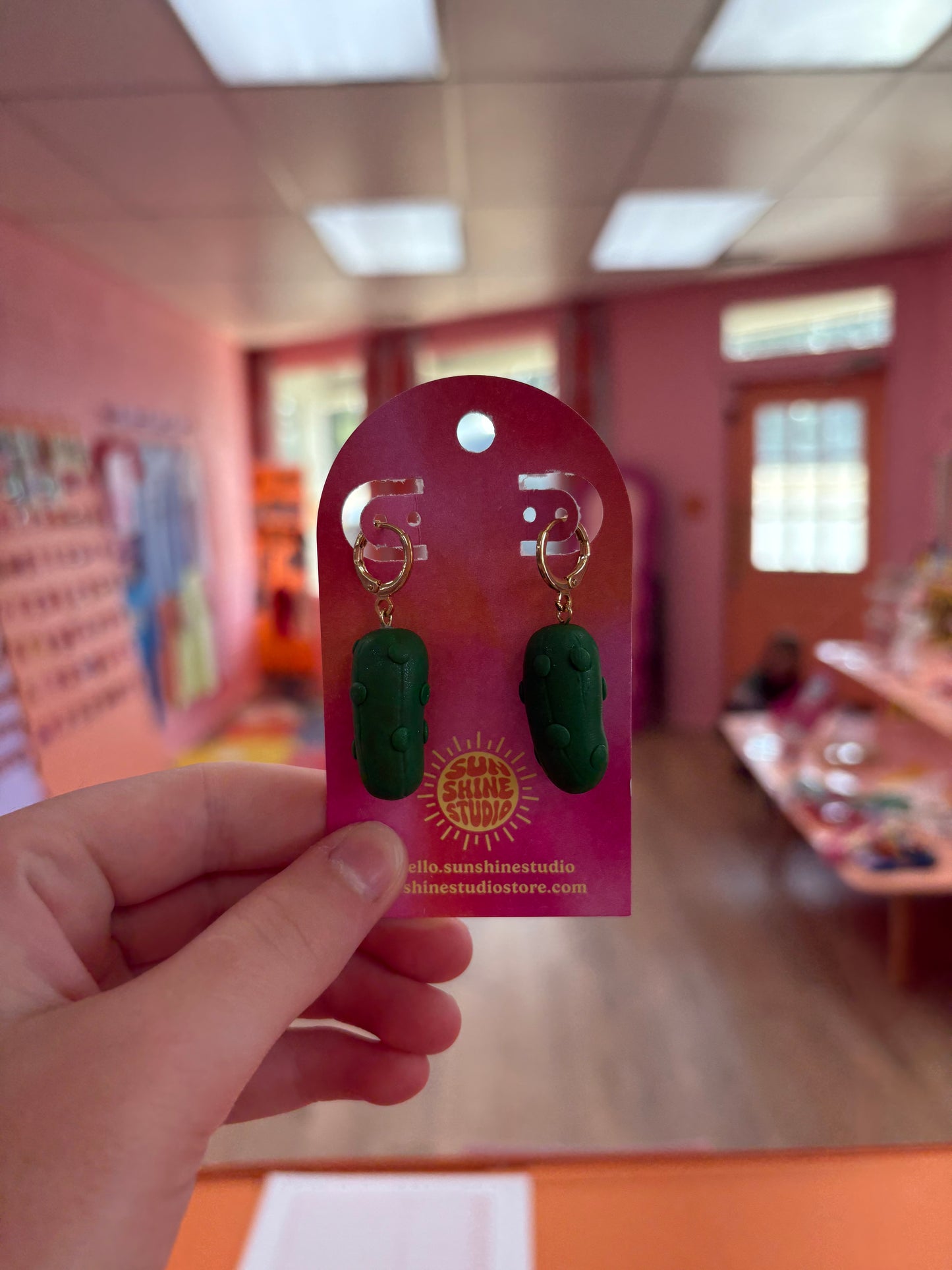Clay Food Earrings