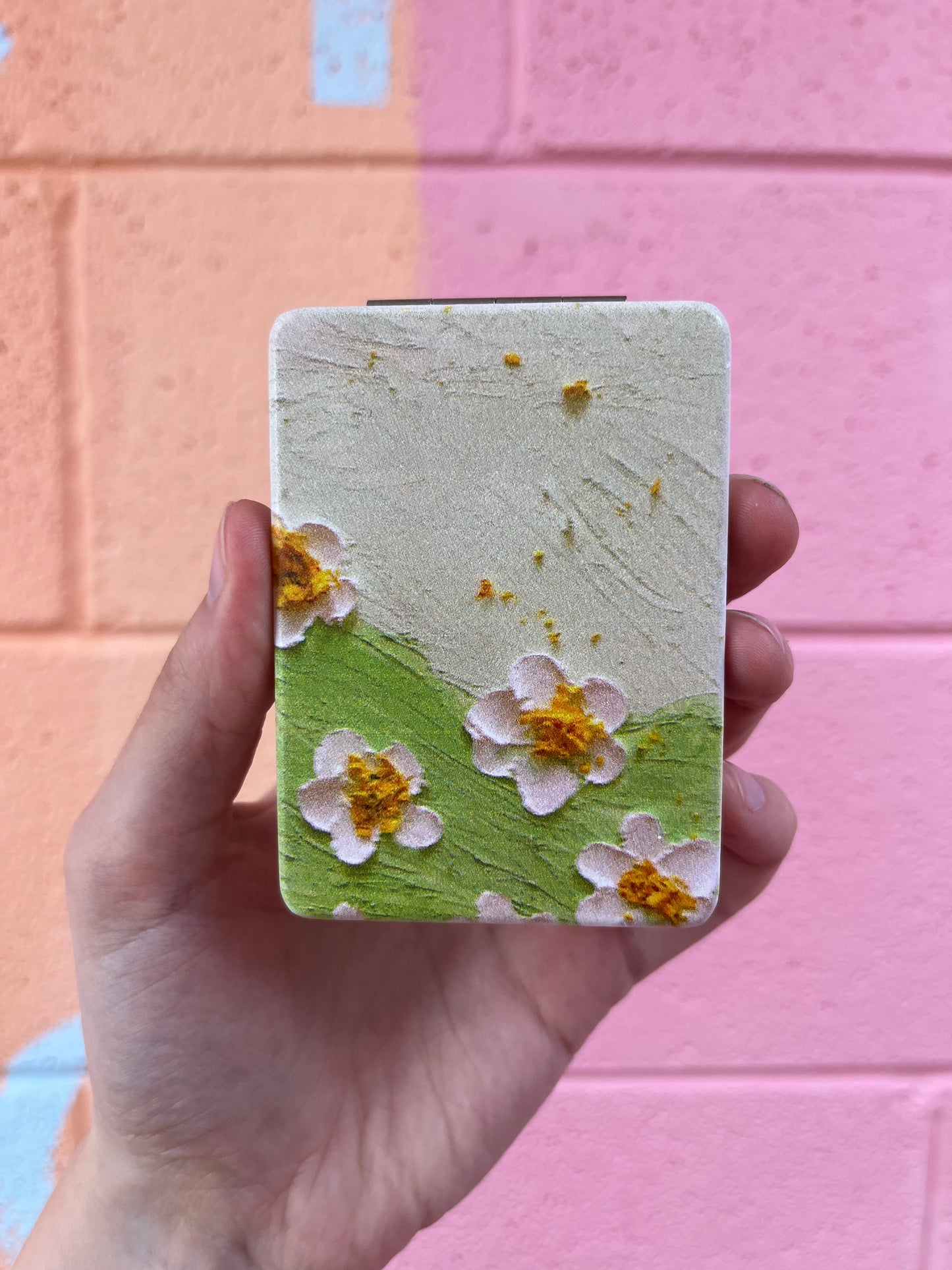 Floating Flowers Compact Mirror