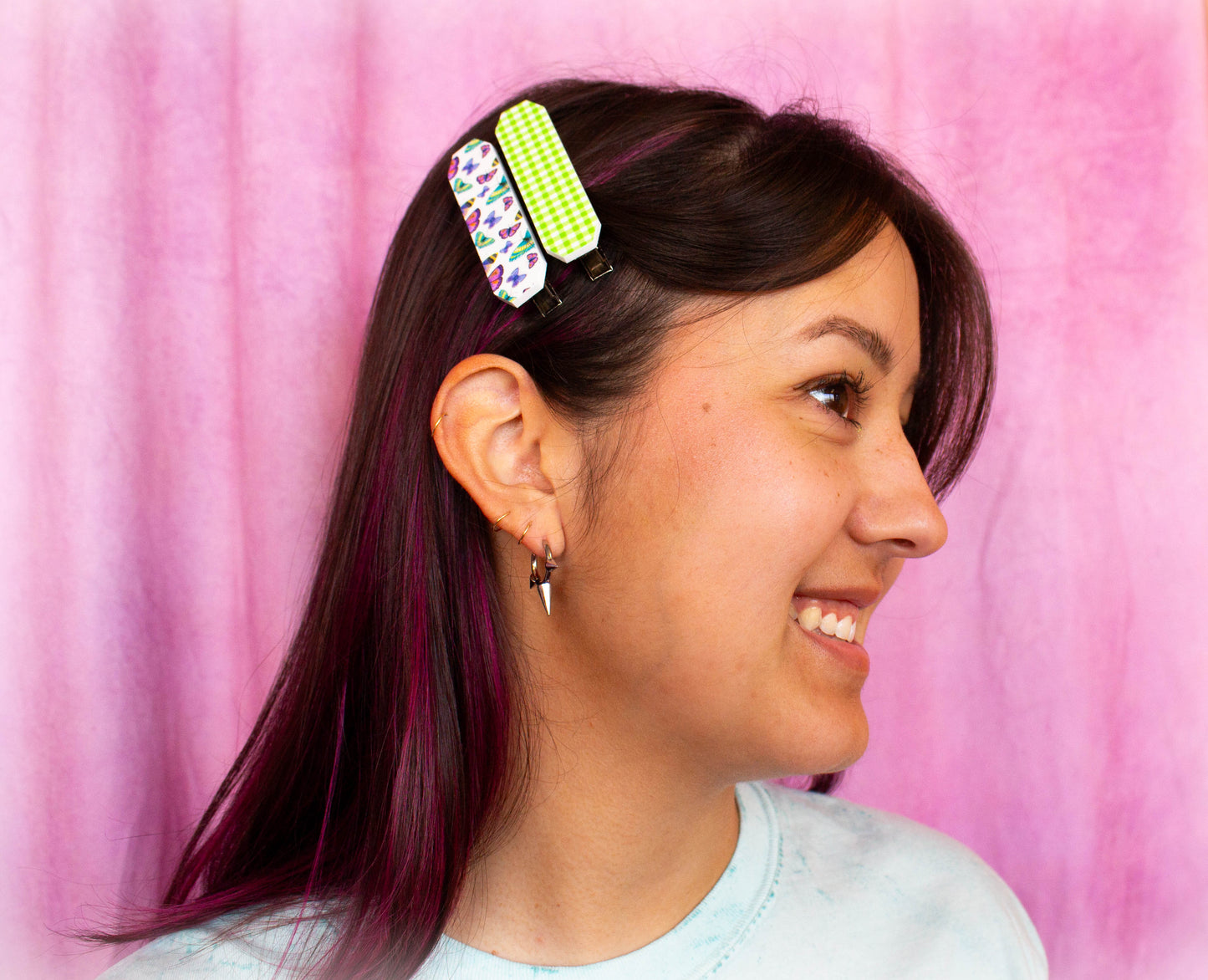 Spiked Hoop Earrrings